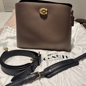 Coach Willow Shoulder Bag In Colorblock